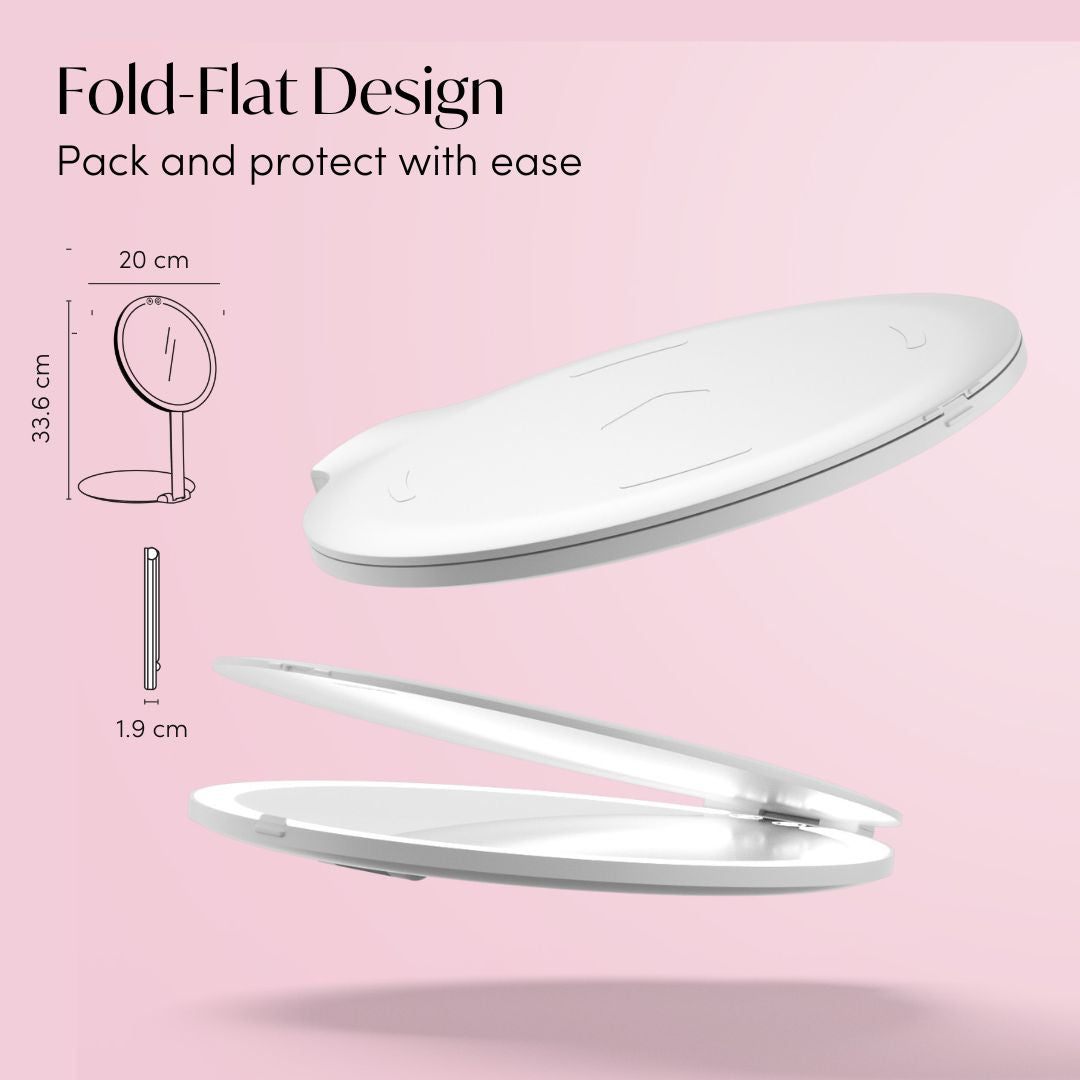 Abigail LED Travel Mirror